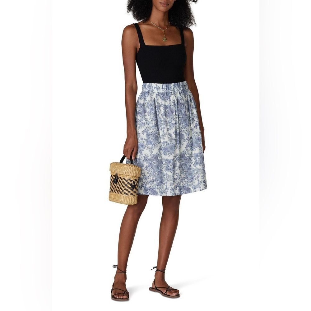 FLORAL FLARE SKIRT